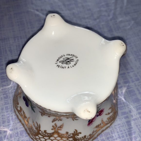 Authentic Limoges France Peint A La Main Tea Set! - Picture 4 of 16